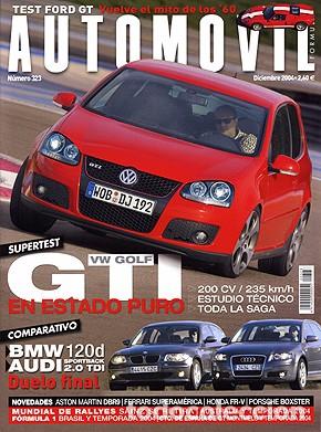 Auto: AUTOMOVIL 323 VW GOLF GTI  BMW 120 D / AUDI A3 2.0 tdi