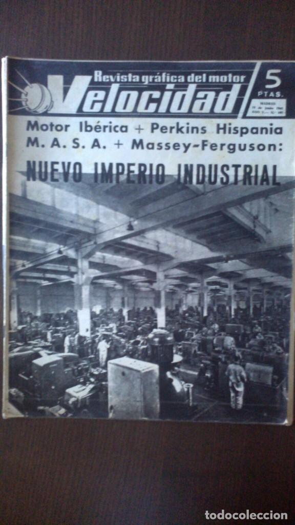 Coches: Velocidad n&ordm; 197 (16-05-1965) (Motor Ib&eacute;rica, Perkins, Peugeot Movesa, Massey y Ferguson)