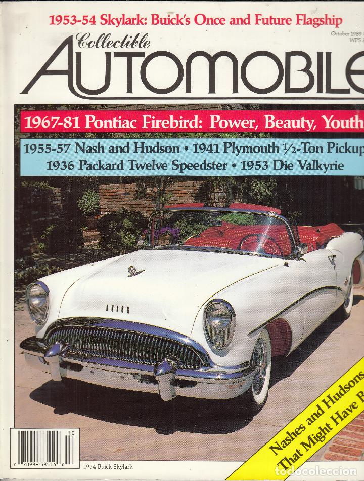 Autos: REVISTA COLLECTIBLE AUTOMOBILE.N&ordm; 3 VOLUMEN 6.,DOSSIER: SKYLARRK. PORNTIAC FIREBRIFD 1967-81.