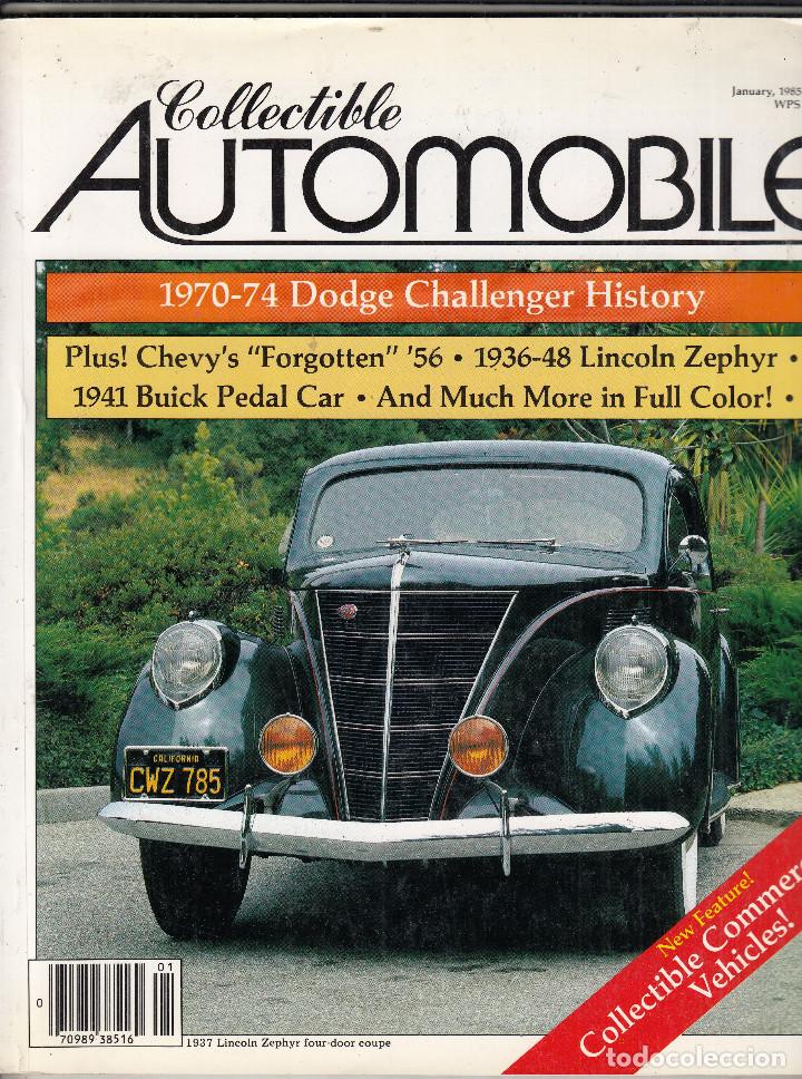 Autos: REVISTA COLLECTIBLE AUTOMOBILE N&ordm; 5 VOLUMEN 1. REPORTAJES: DODGE CHALLENGER HISTORY 1970-74.