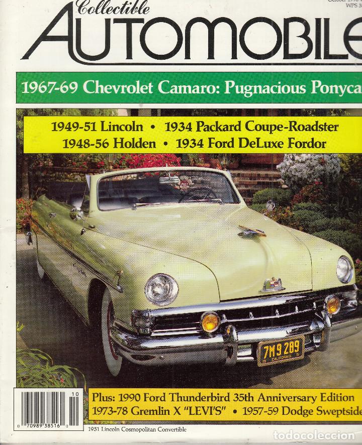 Coches: REVISTA AUTOMOBILE COLLECTIBLE N&ordm; 3 VOLUMEN 7 A&Ntilde;O 1990. DOSSIER: PLYMONTH ROAD RUNNER 1968-74.