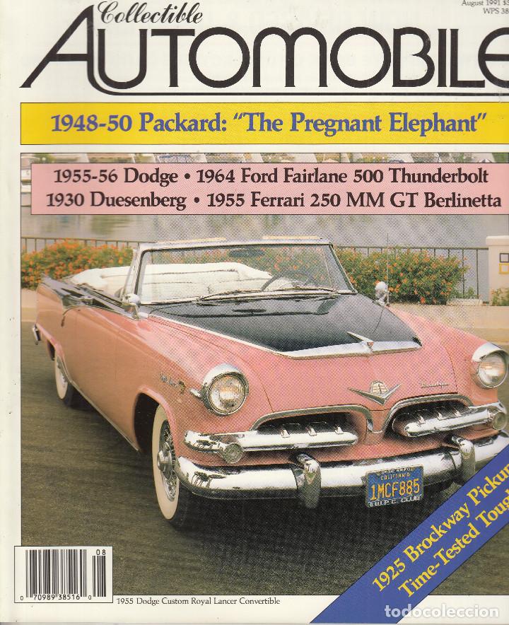 Coches: REVISTA COLLECTIBLE AUTOMOBILE N&ordm; 2 VOLUMEN 8 A&Ntilde;O 1991. DOSSIER: BUICK ROADMASTER 1936-92.