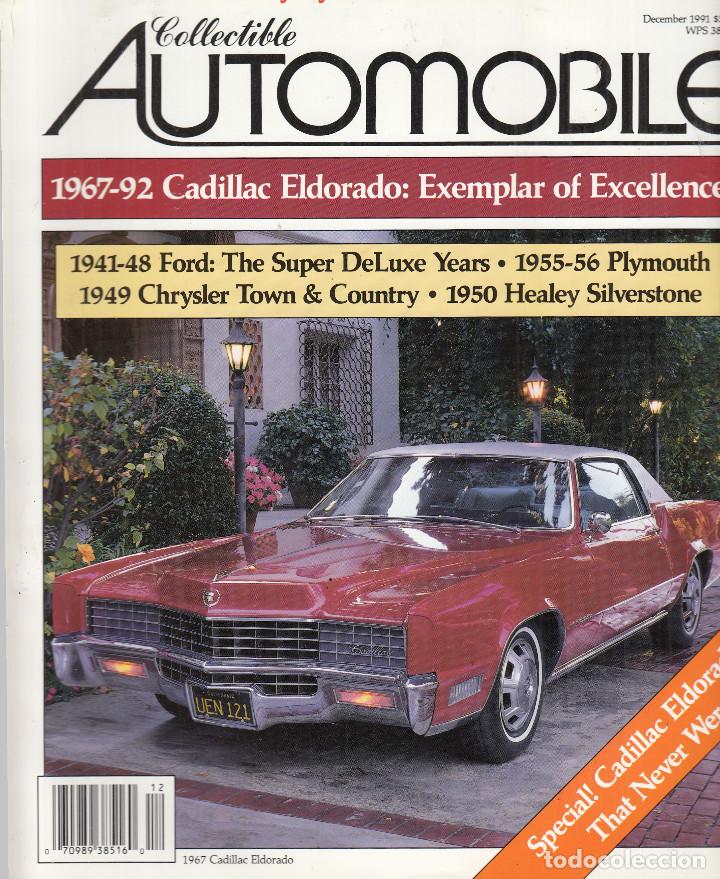 Coches: REVISTA COLLECTIBLE AUTOMObILE N&ordm; 4 VOLUMEN 8 A&Ntilde;O 1991. DOSSIER: MERCURY CYCLONE 1968-71.