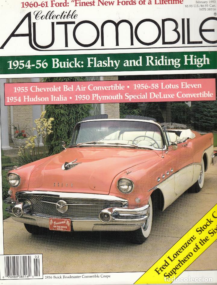 Coches: REVISTA COLLECTIBLE AUTOMOBILE N&ordm; 5 VOLUMEN 9 A&Ntilde;O 1993. DOSSIER: FORD 1960-61. REP: BUICK 1954-56.