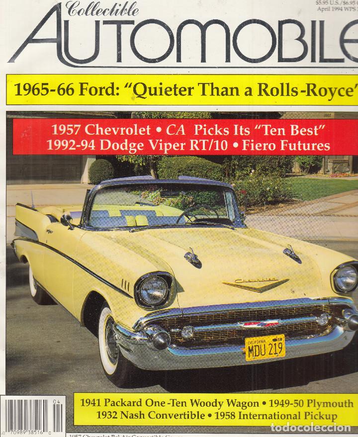 Coches: REVISTA COLLECTIBLE AUTOMOBILE N&ordm; 6 VOLUMEN 10 A&Ntilde;O 1994. SPECIAL 10TH NIVERSARY ISSUEL.