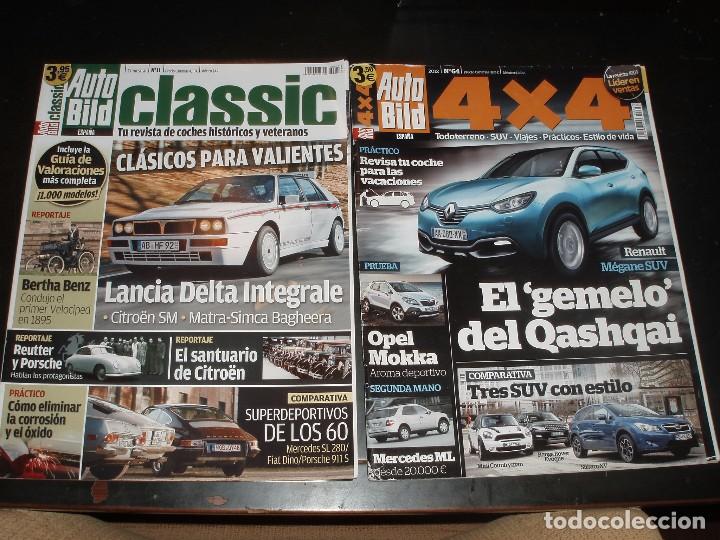 Coches: REVISTA COCHES AUTOBILD CLASIC LANCIA DELTA Y 4X4, 2 REVISTAS