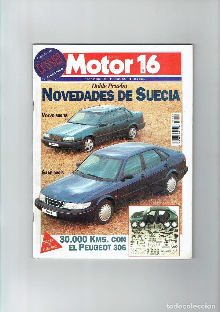Coches: REVISTA MOTOR 16 N&ordm; 520- VOLVO 850 T5