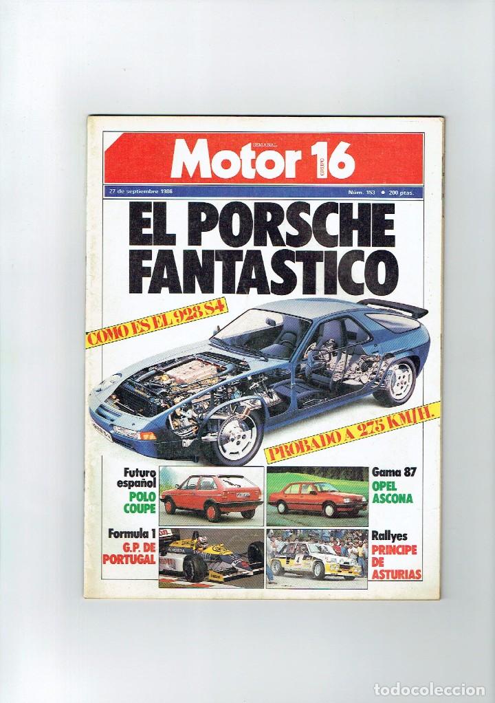 Coches: REVISTA MOTOR 16 N&ordm; 153- BMW 324D- MERCEDES 190D 2.5