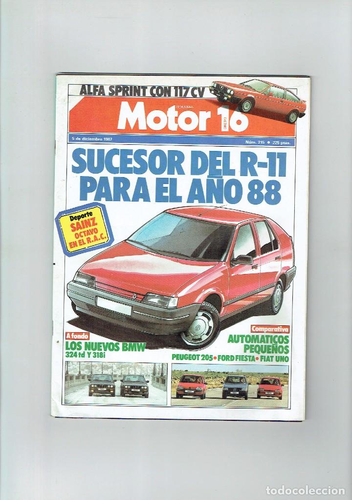 Coches: REVISTA MOTOR 16 N&ordm; 215- BMW 318i/324td