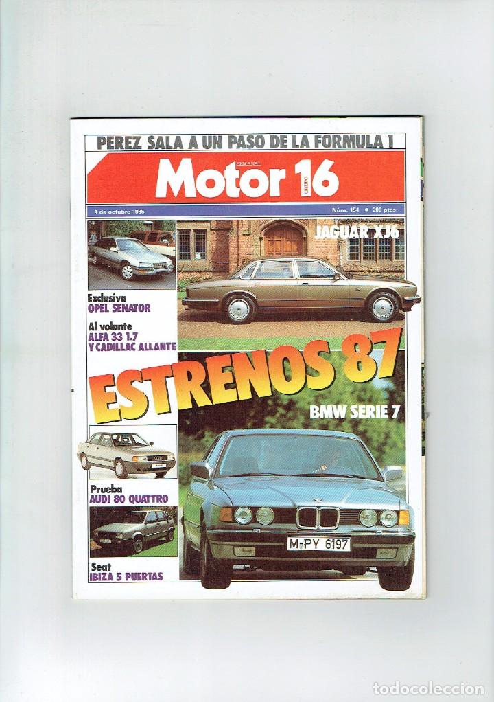 Coches: REVISTA MOTOR 16 N&ordm; 154