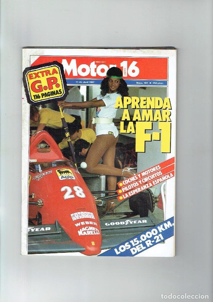 Coches: REVISTA MOTOR 16 N&ordm; 181
