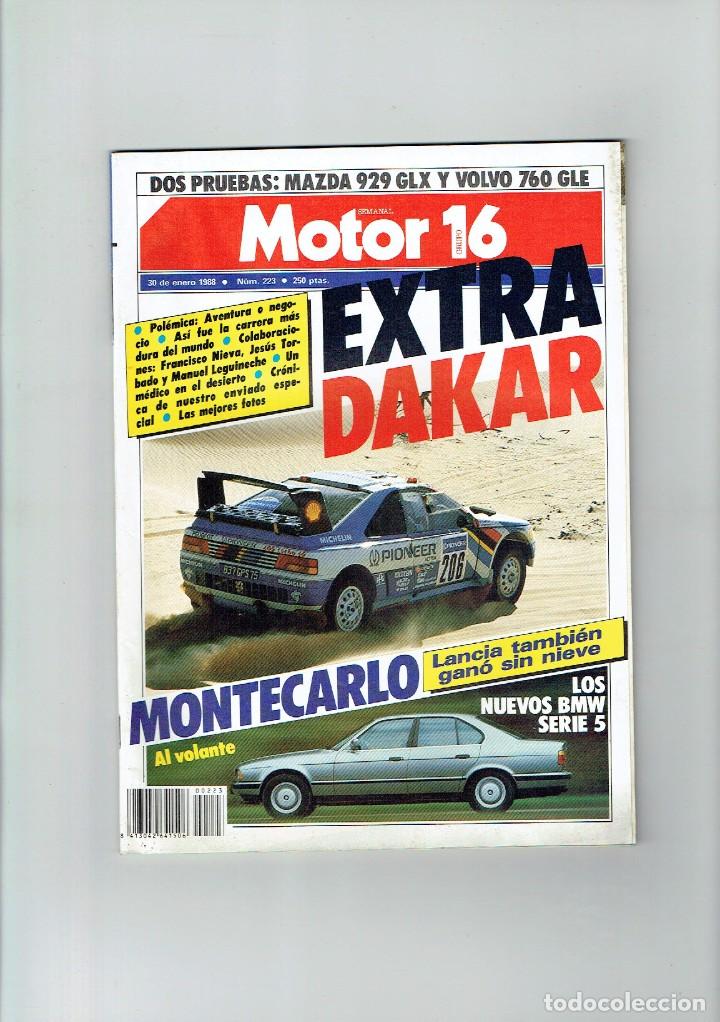 Coches: REVISTA MOTOR 16 N&ordm; 223