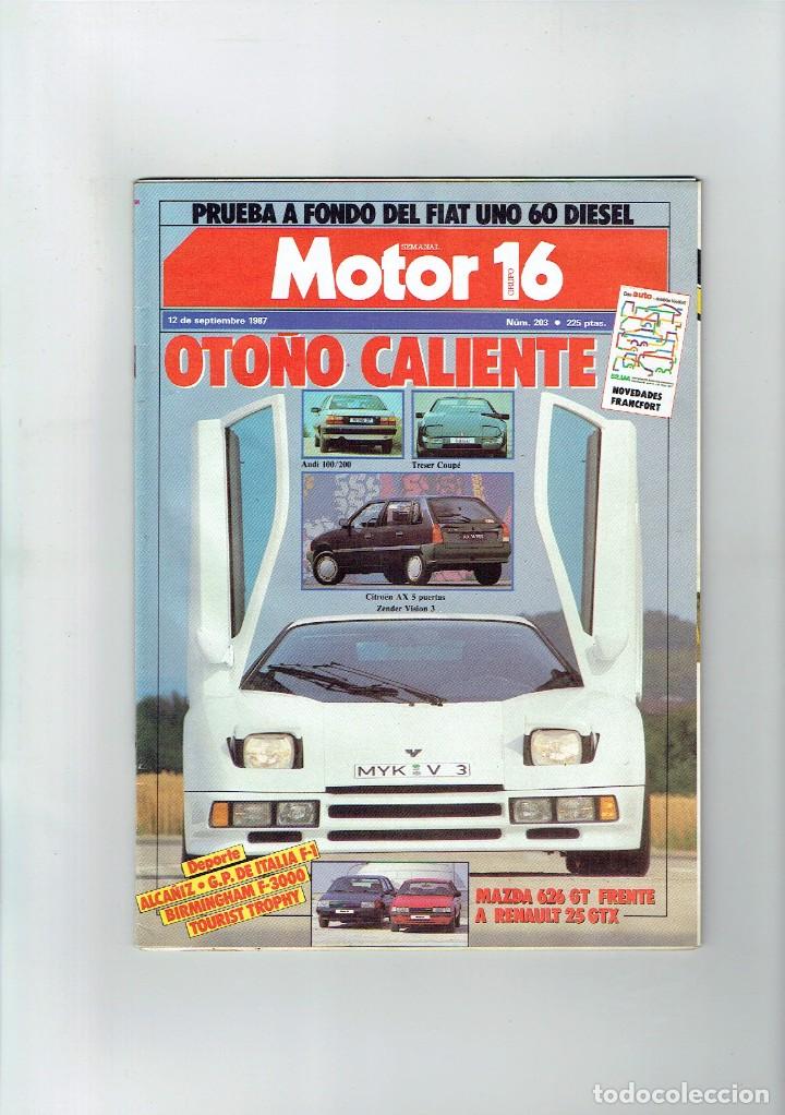 Coches: REVISTA MOTOR 16 N&ordm;  203