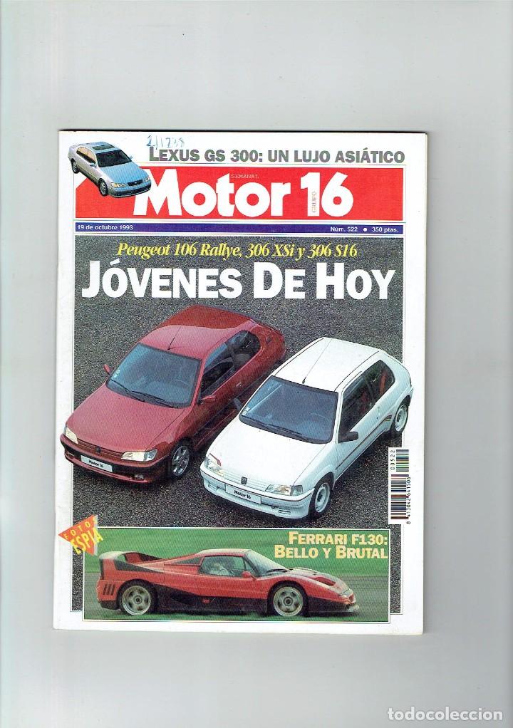 Coches: REVISTA MOTOR 16 N&ordm; 522