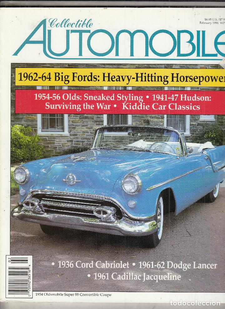 Cars: REVISTA COLLECTIBLE AUTOMOBILE N&ordm; 5 VOLUMEN 12. REP: BIG FORDS 1962-64.OLDS 1954-56. HUDSON 1941-47.