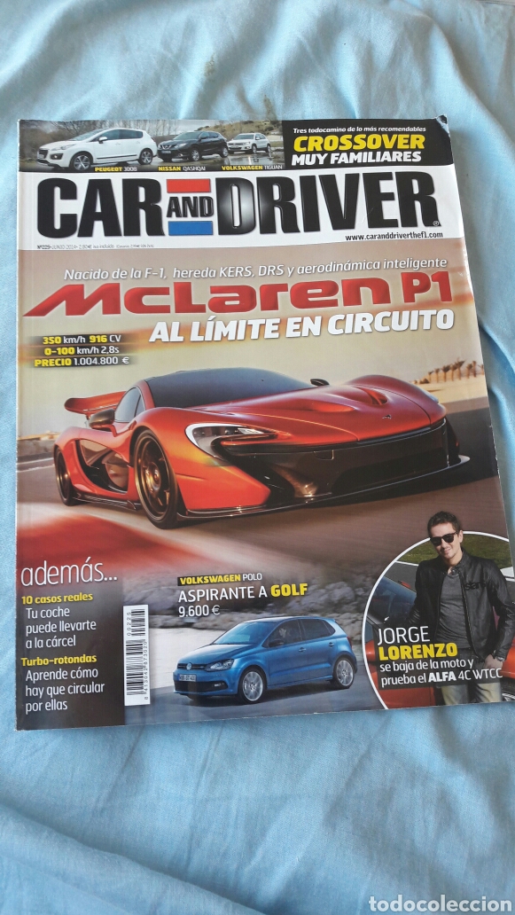 Auto: Revista Car and Driver num 225 junio 2014 McLaren