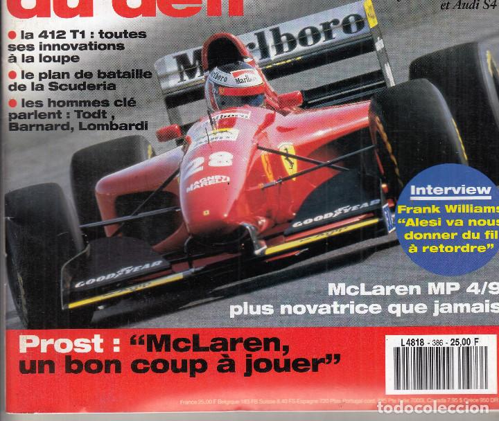 Coches: REVISTA SPORT AUTO FRANCES N&ordm; 386 A&Ntilde;O 1994. COMP: FERRARI 512 TR YT FERRARI 456 GT.ALFA ROMEO 164 Q4