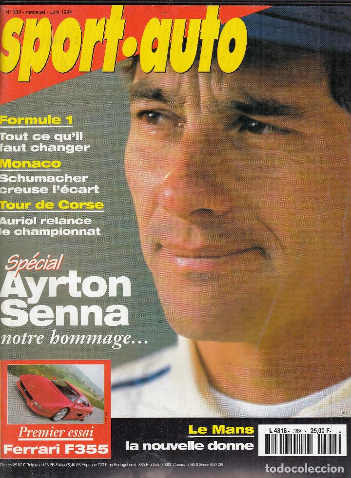 Coches: REVISTA SPORT AUTO FRANCES N&ordm; 389. PRUEBA: FERRARI 355.