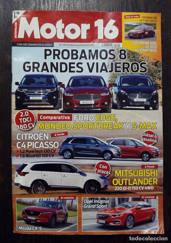 Coches: REVISTA MOTOR 16 N&ordm; 1697 - A&Ntilde;O 2017 - PROBAMOS 8 GRANDES VIAJEROS.