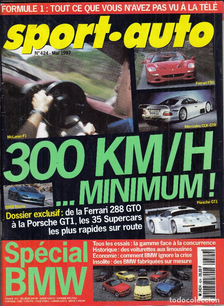 Coches: REVISTA SPORT ATUO FRANCES N&ordm; 424 A&Ntilde;O 1997. DOSSIER: BMW. PRUEBA: LANCIA KAPPA COUPE 2.0 TURBO.