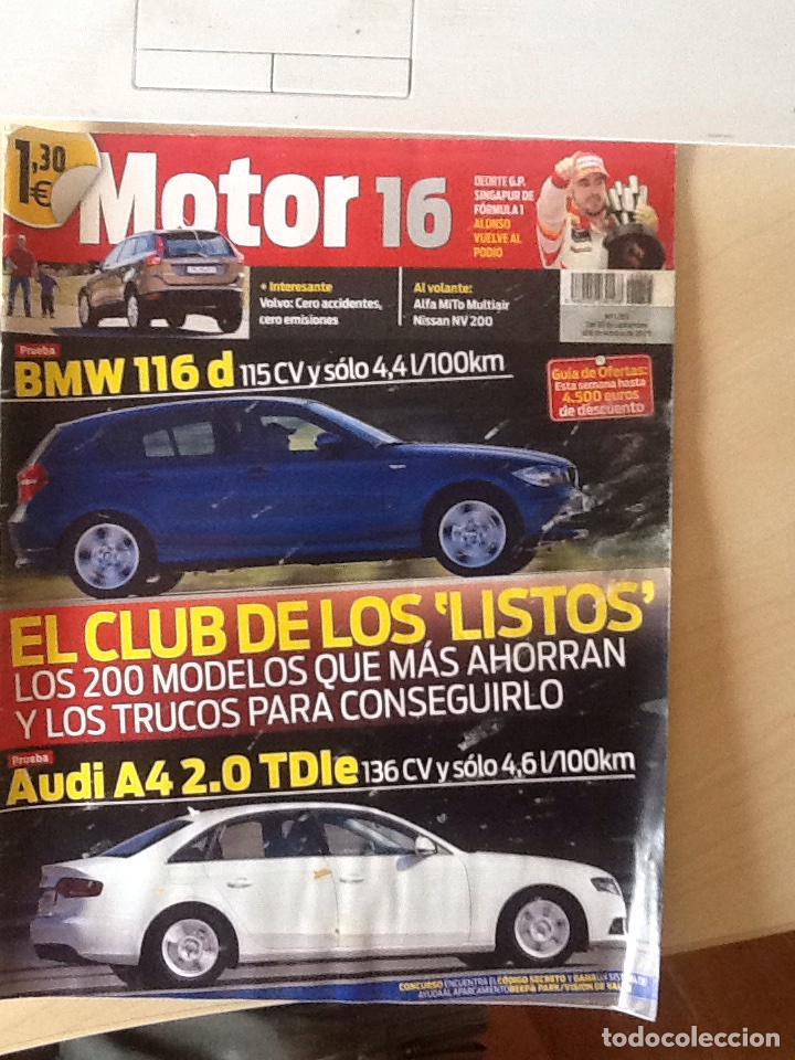 Coches: Motor 16 N 1355 30 Septiembre al 6 Octubre 2009