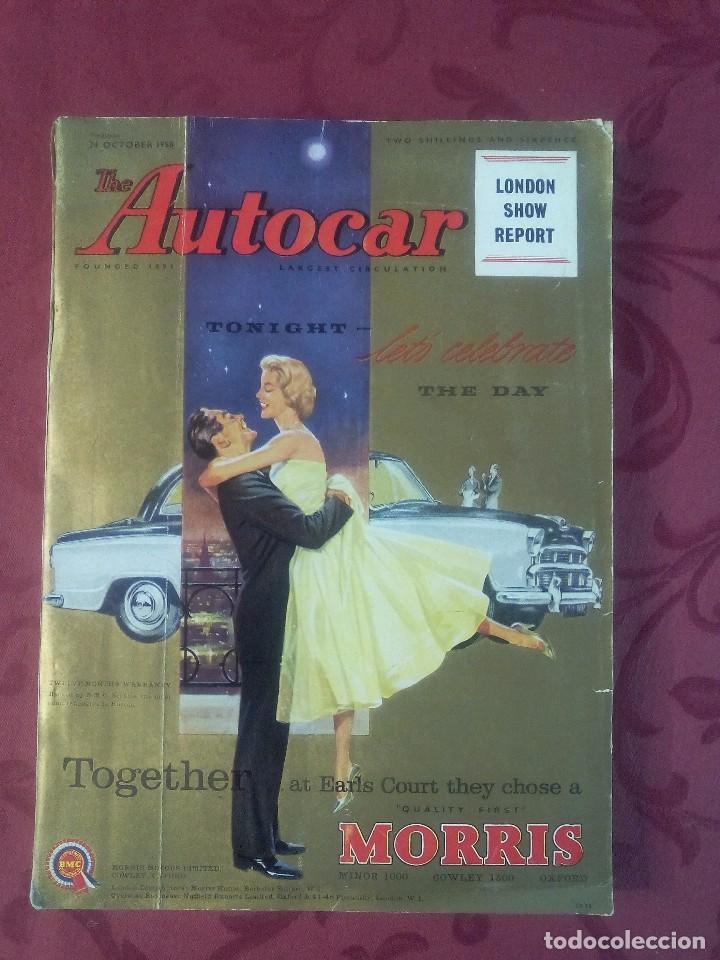 Coches: THE AUTOCAR .- MAGAZINE .- 24 OCTUBRE 1958 .- NUMERO ESPECIAL LONDON SHOW REPORT