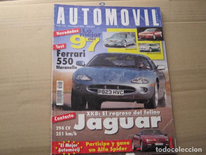 Coches: AUTOMOVIL 1996: JAGUAR XK8; FERRARI 550 MARANELLO; LANCIA Y; VOLVO S40; VOLVO V40; ETC....