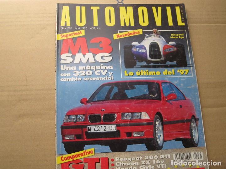 Coches: AUTOMOVIL 1997: BMW M3 SMG; VW PASSAT TDI; CITROEN ZX 16V; HONDA CIVIC VTI; PEUGEOT 306 GTI; MEGANE