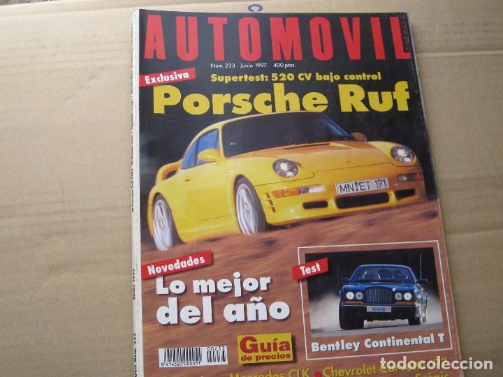 Coches: AUTOMOVIL 1997: PORCHE 911 TURBO RUF; BENTLEY CONTINENTAL T; HONDA CIVIC; MAZDA MX3; ETC...