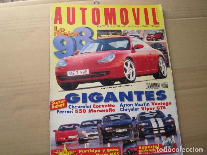 Coches: AUTOMOVIL 1997: PEUGEOT 406 COUPE; ASTON MARTIN VANTAGE; CORVETTE; VIPER GTS; FERRARI 550; XSARA 16V