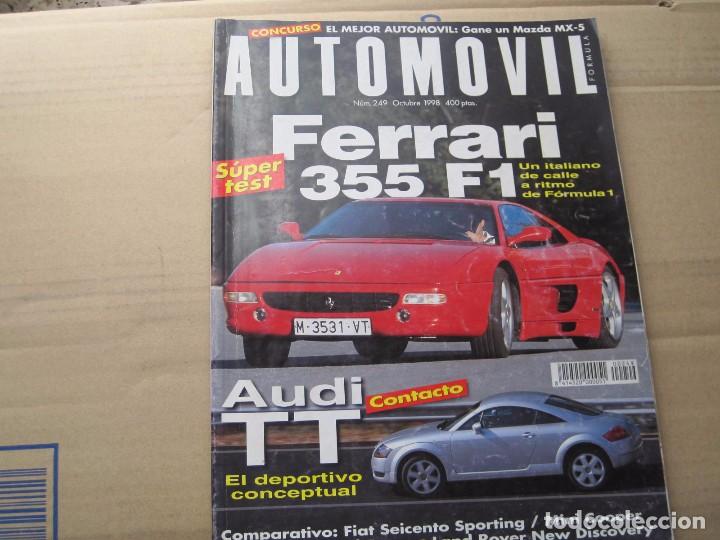 Coches: AUTOMOVIL 1998: FERRARI F355 F1; ROVER MINI COOPER SPORT; FIAT SEICENTO SPORTING; ETC...