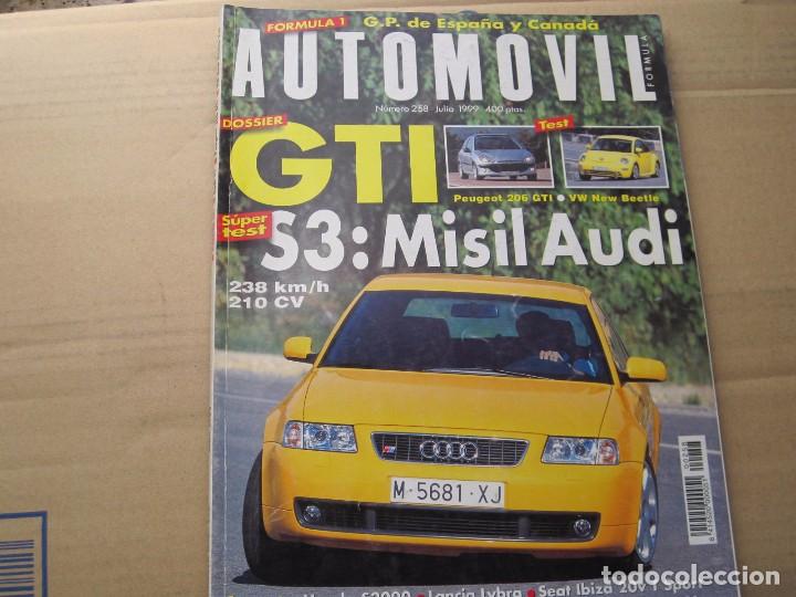 Coches: AUTOMOVIL 1999: AUDI S3; SEAT IBIZA 20V; PEUGEOT 206 GTI; ETC...