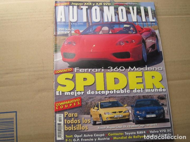 Coches: AUTOMOVIL 2000: JAGUAR XKR; JAGUAR XJR; OPEL ASTRA COUPE; HYUNDAI COUPE; MEGANE COUPE; ETC....