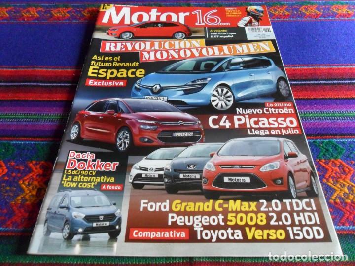 Coches: MOTOR 16 N&ordm; 1539. 9-4-13. RENAULT SPACE CITR&Ouml;EN C4 PICASSO DACIA DOKKER SEAL IBIZA CUPRA.