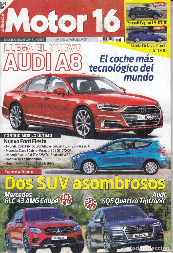 Coches: REVISTA MOTOR 16 N&ordm; 1705 A&Ntilde;O 2017. PRUEBA: RANAULT CAPTUR 1.5 DCI. SKODA OCTAVIA COMBBI 1.6 TDI.