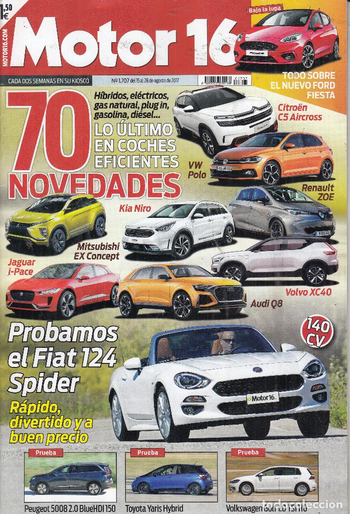 Coches: REVISTA MOTOR 16 N&ordm; 1707 A&Ntilde;O 2017. PRUEBA: PEUGEOT 50008 2.0  BLUEHDI. TOYORA YARIS HYBRID.