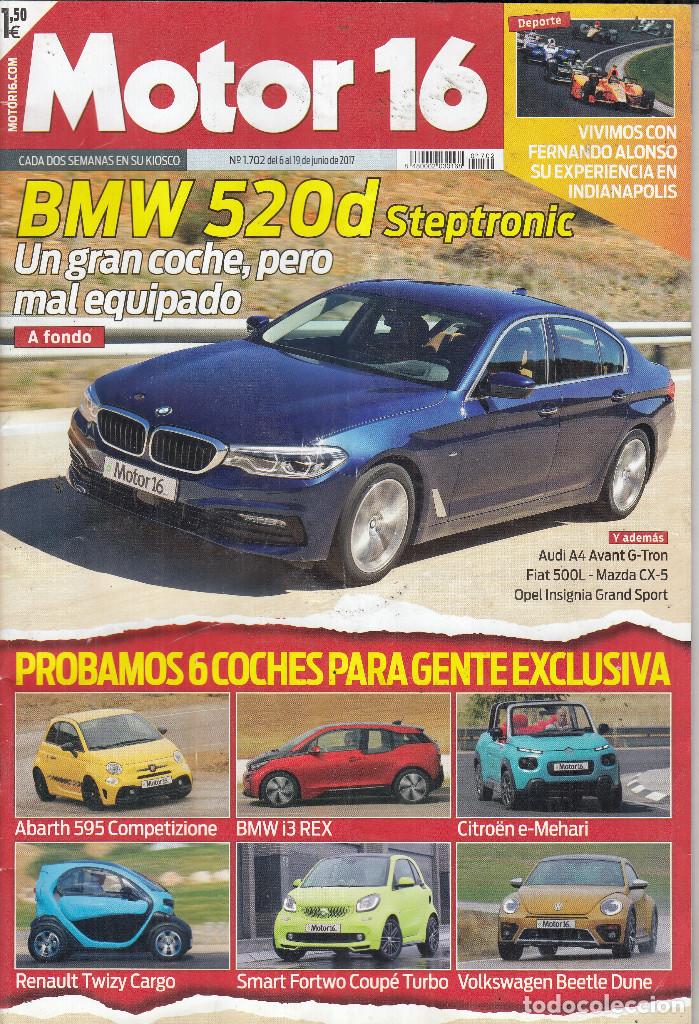 Coches: REVISTA MOTOR 16 N&ordm; 1702 A&Ntilde;O 2017. PRUEBA: BMW 520 D STEPTRONIC.