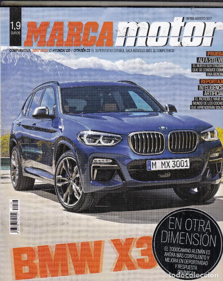 Coches: REVISTA MARCA MOTOR N&ordm; 166 A&Ntilde;O 2017.PR:ROMEO STELVIO.COMP:SEAT IBIZA 1.0 TI DSG,CITROEN C3 PURETECH.