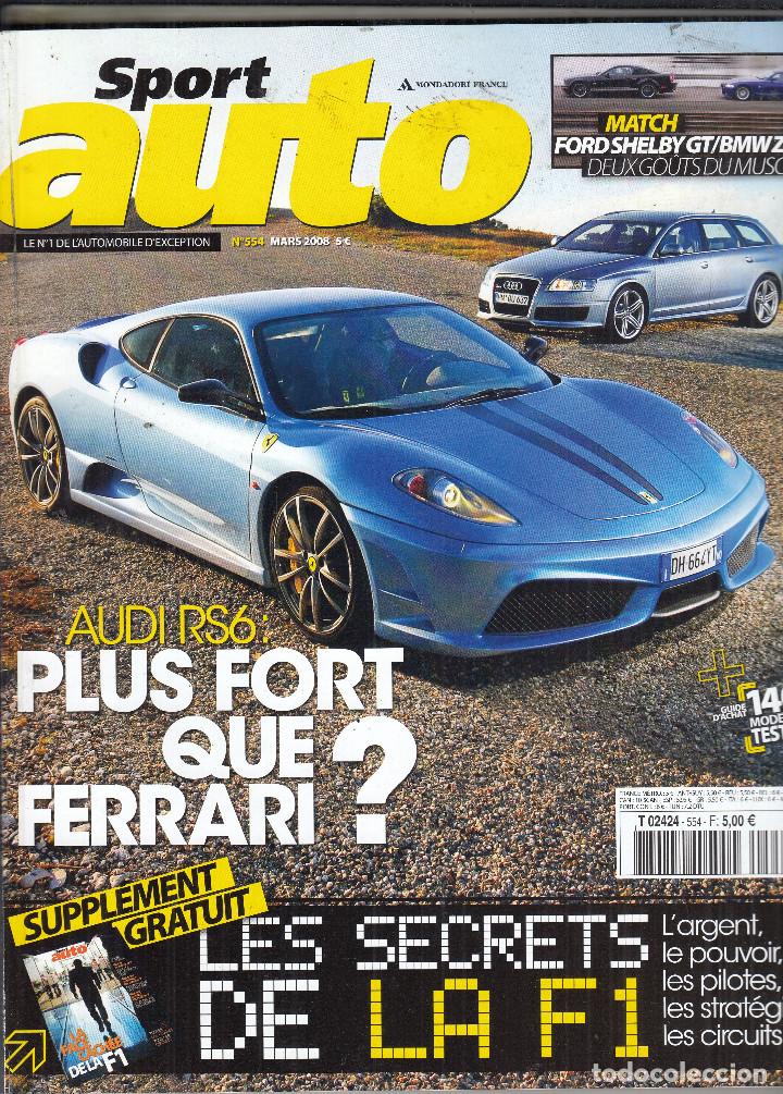 Coches: REVISTA SPORT AUTO FRANCES N&ordm; 554 A&Ntilde;O 2008. PRUEBA: JAGUAR XF V8. LEXUS IS-F. BMW 125I CABRIOLET.