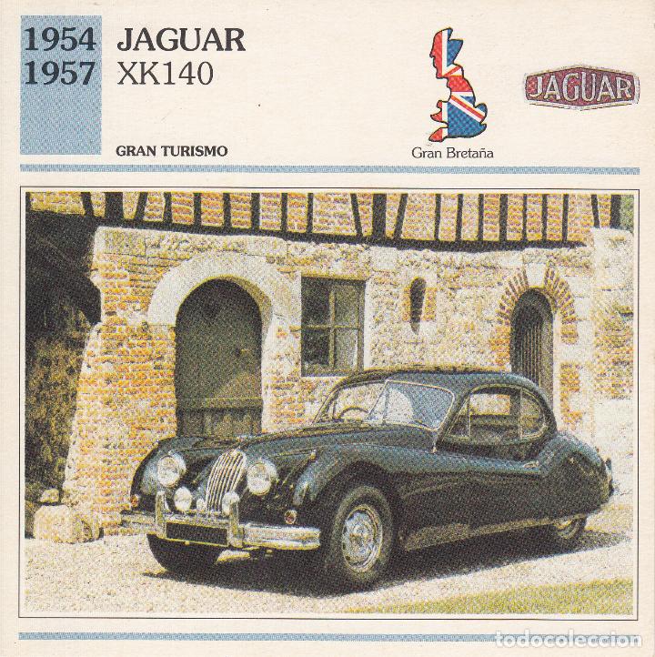 Coches: FICHA DEL COCHE GRAN TURISMO 'JAGUAR XK140'. GRAN BRETA&Ntilde;A 1954-1957.
