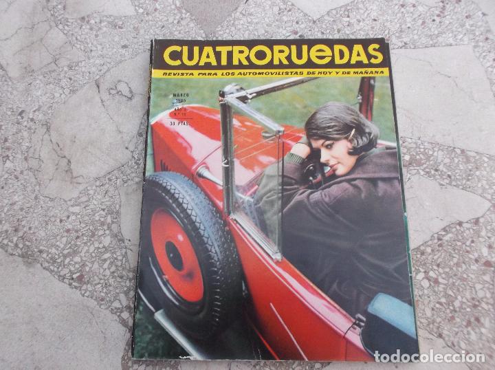 Coches: CUATRORUEDAS,A&Ntilde;O-2 N&ordm; 15,MARZO-65,FIAT-850,SALON GINEBRA 1965,EL PAR MOTRIZ