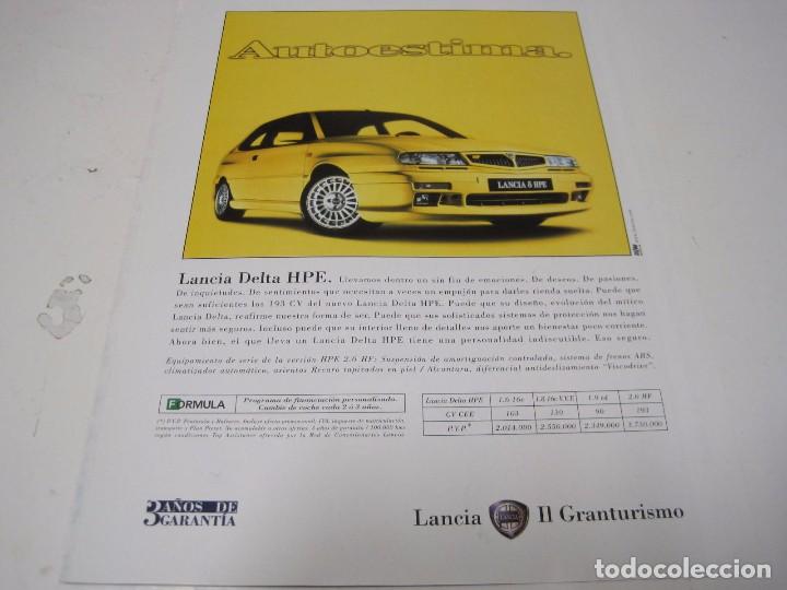 Coches: LANCIA DELTA HPE: anuncio publicidad prensa espa&ntilde;ola a&ntilde;o 1999