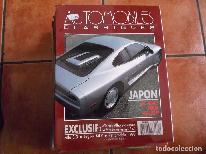 Coches: AUTOMOBILES CLASSIQUES N&ordm; 24. DOSSIER JAPON. RETROMOBILE 1988. JAGUAR MKV. ALFA 2.3. FERRARI F 40
