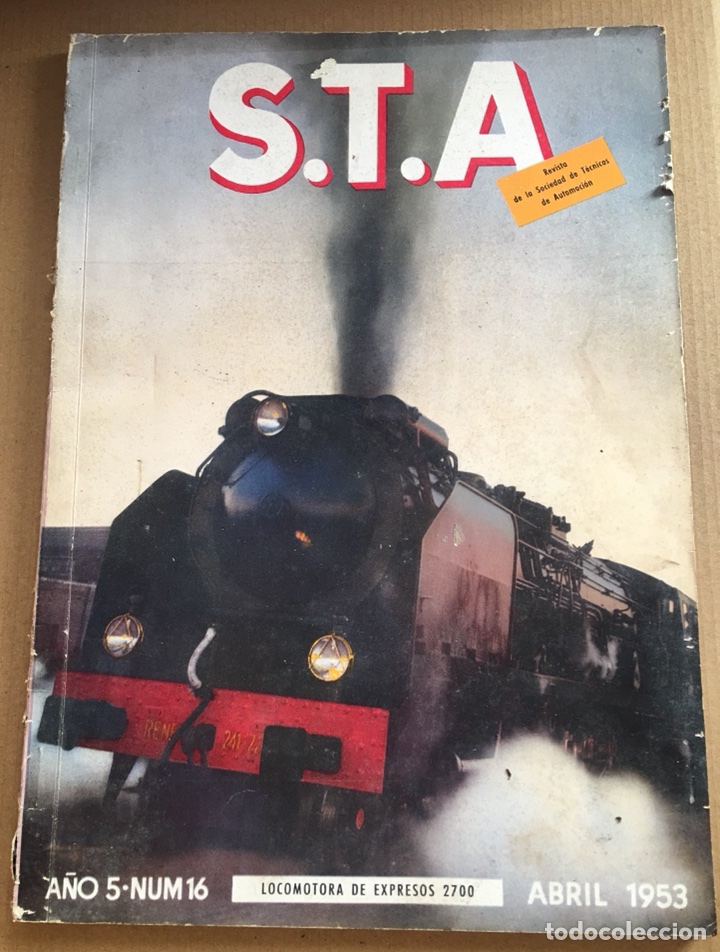 Cars: Revista de la sociedad de tecnicos de automocion n&deg; 16 abril 1953 sta