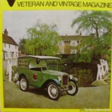 Coches: VETERAN AND VINTAGE MAGAZINE/ VOLUME 17/ NO. 2/ 1972/ PIONEER PUBLICATIONS/ OCT.. Lote 108072363
