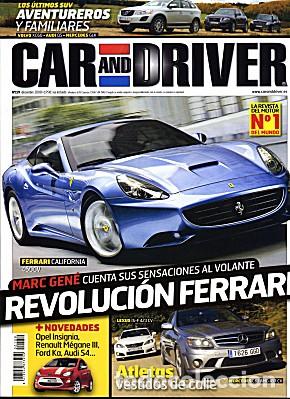 Coches: CAR AND DRIVER N&ordm; 159  ferrari california