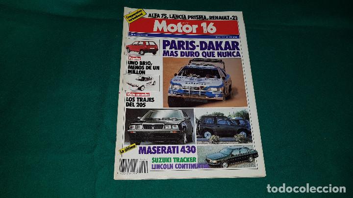 Coches: MOTOR 16 N&ordm; 221 (1988)