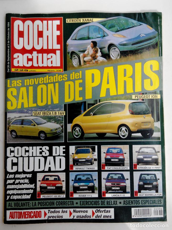 Coches: REVISTA COCHE ACTUAL - N&ordm; 336 - FOTO SUMARIO - FIAT ULYSSE 2.0 EL -