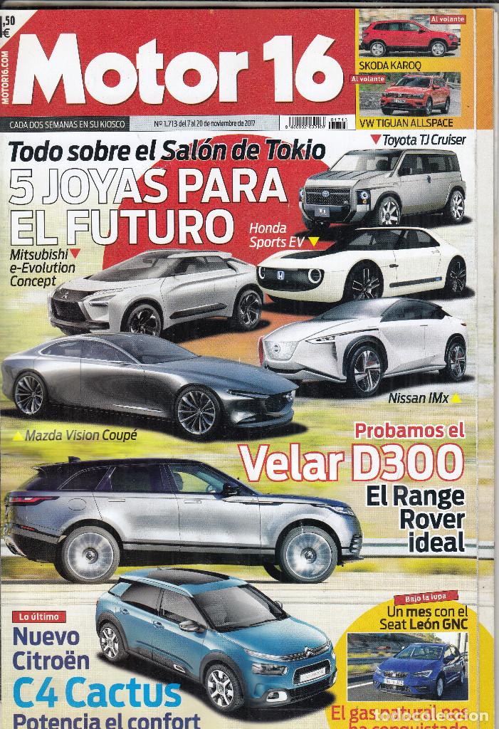 Coches: REVISTA MOTOR 16 N&ordm; 1713 A&Ntilde;O 2017. PRUEBA: RANGE ROVER VELAR D300 FIRST EDITION.