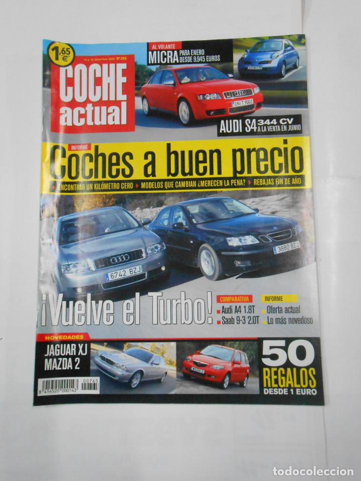Coches: REVISTA COCHE ACTUAL N&ordm; 765. del 12 al 18 de diciembre de 2002. AUDI S4 344 CV. TDKR52